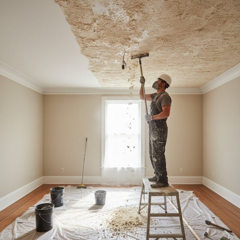 Popcorn Ceiling Repair